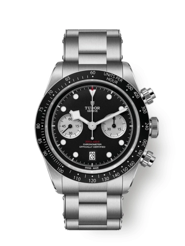 Tudor M79360N-0011 : Heritage Black Bay Chronograph Inverted Panda / Bracelet