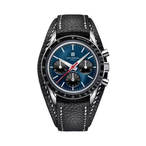 Universal Geneve JU281121C1X1 : Universal Genève Tribute to Compax White Gold / Blue