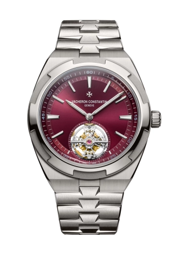 Vacheron Constantin 6000V/210T-H179 : Overseas Tourbillon Titanium / Red
