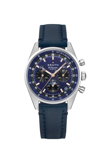 Zenith 03.3402.3610/53.C917 : Chronomaster Original Triple Calendar Stainless Steel / Aventurine / Japan