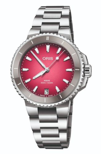 Oris 01 733 7792 4158-07 8 19 05P : Aquis Date 36.5 Taste of Summer