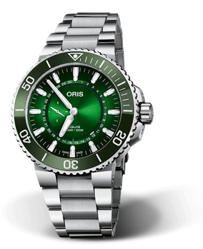 Oris 01 743 7734 4187-Set : Aquis Small Seconds Date 43.5 Hangang Limited Edition