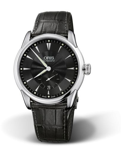 Oris 01 623 7582 4074-07 5 21 71FC : Artelier Small Second Date 40 Stainless Steel / Black