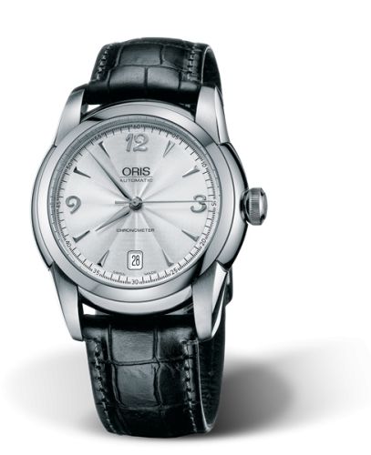 Oris 01 637 7544 4061-07 5 21 49 : Artelier Chronometer Date 40.5 Stainless Steel / Silver