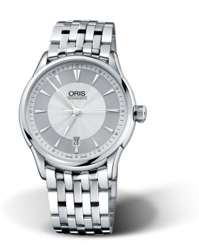 Oris 01 733 7591 4051-07 8 21 73 : Artelier Date 40 Stainless Steel / Silver / Bracelet