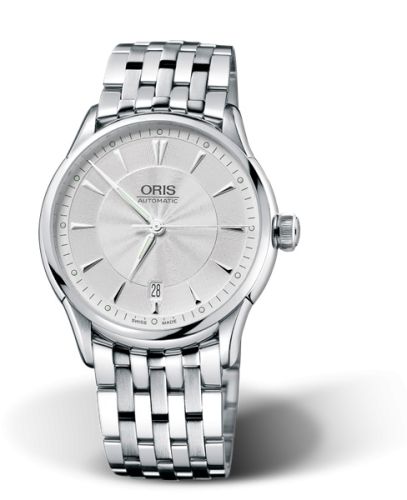 Oris 01 733 7591 4091-07 8 21 73 : Artelier Date 40 Stainless Steel / Silver / Bracelet