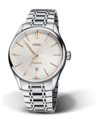 Oris 01 737 7721 4031-07 8 21 88 : Artelier Chronometer Date 40 Stainless Steel / Silver / Bracelet