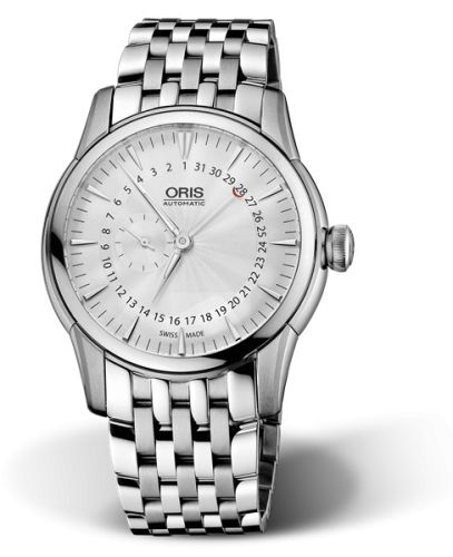 Oris 01 744 7665 4051-07 8 22 77 : Artelier Small Second Pointer Day 42 Stainless Steel / Silver / Bracelet