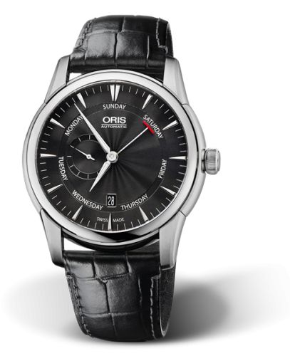 Oris 01 745 7666 4054-07 1 23 74FC : Artelier Small Second Pointer Day 44 Stainless Steel / Black