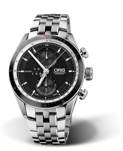 Oris 01 674 7661 4154-07 8 22 85 : Artix GT Chronograph Stainless Steel - Ceramic / Black / Bracelet