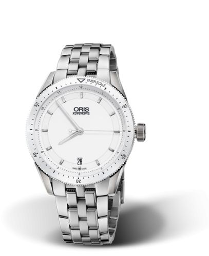 Oris 01 733 7671 4156-07 8 18 85 : Artix GT Date Stainless Steel - Ceramic / White / Bracelet