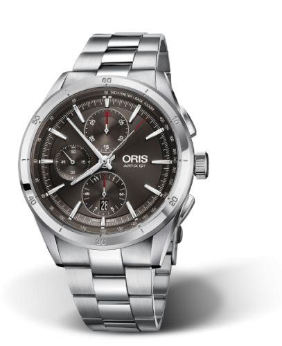 Oris 01 774 7750 4153-07 8 22 87 : Artix GT Chronograph Stainless Steel / Grey / Bracelet