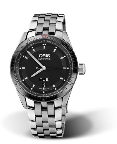 Oris 01 735 7662 4434-07 8 21 85 : Artix GT Day Date Stainless Steel - Ceramic / Black / Bracelet