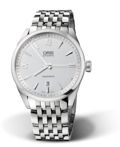 Oris 01 737 7642 4071-07 8 21 80 : Artix Chronometer Date Stainless Steel / Silver / Bracelet