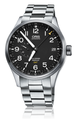 Oris 01 748 7710 4164-07 8 22 19 : Big Crown ProPilot GMT / Stainless Steel
