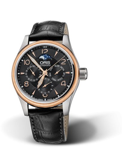 Oris 01 582 7678 4364-07 5 20 76FC : Big Crown Complication Stainless Steel - Rose Gold / Black