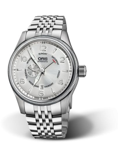 Oris 01 745 7688 4061-07 8 22 30 : Big Crown Small Second Pointer Day Stainless Steel / Silver / Bracelet