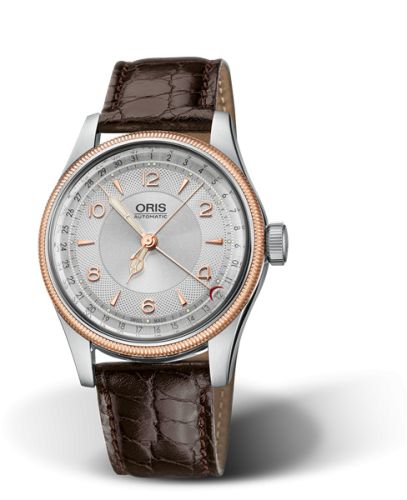 Oris 01 754 7696 4361-07 5 20 52 : Big Crown Pointer Date 40 Stainless Steel - Rose Gold / Silver