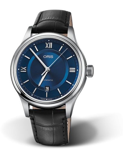 Oris 01 733 7719 4075-07 5 20 35 : Classic Date 42 Stainless Steel / Blue