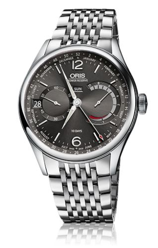Oris 01 113 7738 4063-Set 8 23 79PS : Calibre 113 Steel / Anthracite / Bracelet