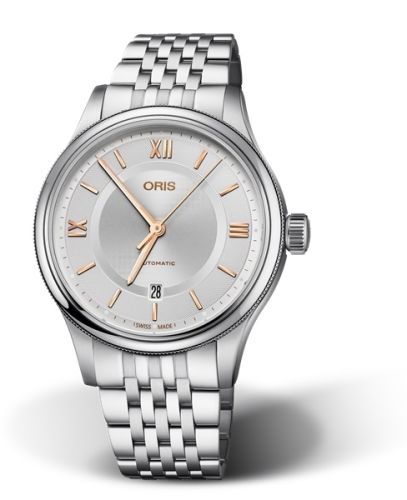 Oris 01 733 7719 4071-07 8 20 10 : Classic Date 42 Stainless Steel / Silver / Bracelet