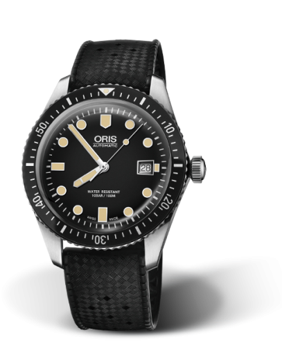 Oris 01 733 7720 4054-07 4 21 18 : Divers Sixty-Five 42 Stainless Steel / Black / Rubber