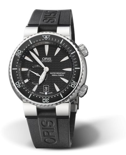 Oris 01 643 7637 7454-07 4 24 34TEB : Divers Titan C Small Second - Date 44 Stainless Steel / Black / Rubber
