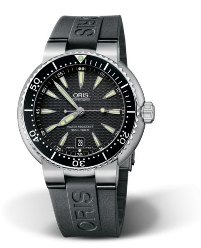 Oris 01 733 7533 8454-07 4 24 34EB : Divers Date Stainless Steel / Black / Rubber