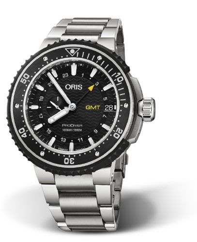 Oris 01 748 7748 7154-07 8 26 74PEB : ProDiver GMT Titanium / Black / Bracelet