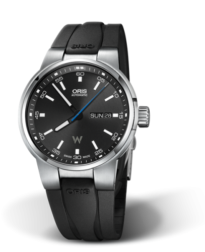 Oris 01 735 7740 4154-07 4 24 54FC : Williams Day Date Stainless Steel / Grey / Rubber