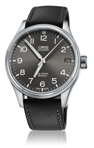 Oris 01 751 7697 4063-07 5 20 19FC : Big Crown ProPilot Big Date Stainless Steel / Grey