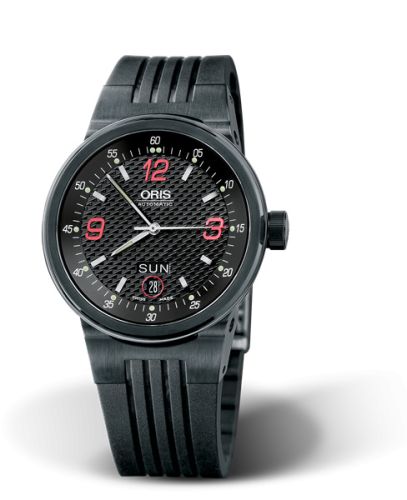 Oris 01 635 7560 4748-07 4 25 01B : WilliamsF1 Team Day Date 40.5 PVD / Black / Rubber