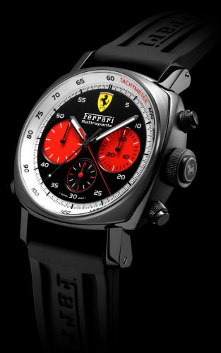 Panerai FER00033 : Ferrari Scuderia Rattrapante Black / Red