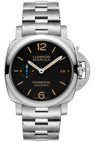 Panerai PAM00722 : Luminor 1950  Marina 42 3 Days Automatic Stainless Steel / Black / Bracelet