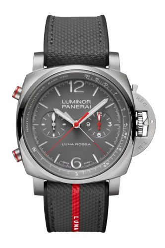 Panerai PAM01654 : Luminor 1950 44 Chrono Flyback Automatic Titanium / Luna Rossa
