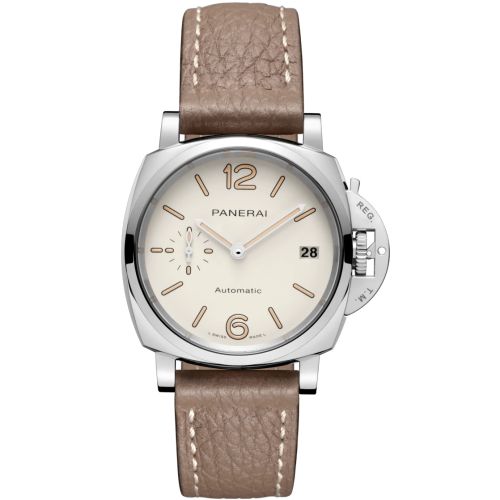 Panerai PAM01043 : Luminor Piccolo Due 38 Automatic Stainless Steel / White