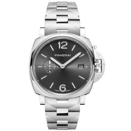 Panerai PAM01387 : Luminor Due 42 Automatic Stainless Steel / Grey / Bracelet