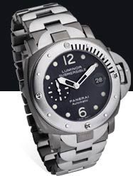 Panerai PAM00106 : Luminor Submersible Anthracite Titanium / Steel 