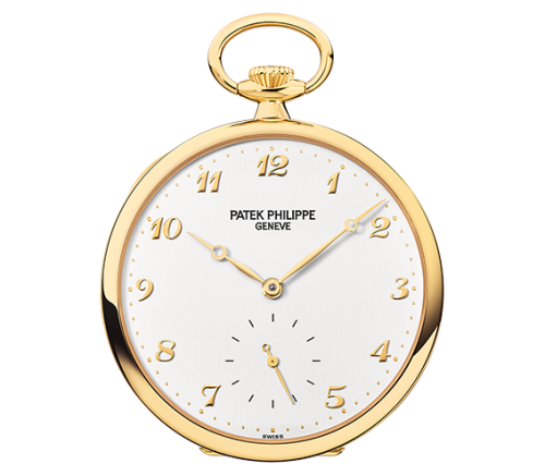 Patek Philippe 973J-001 : Pocket Watch Lepine Yellow Gold / White