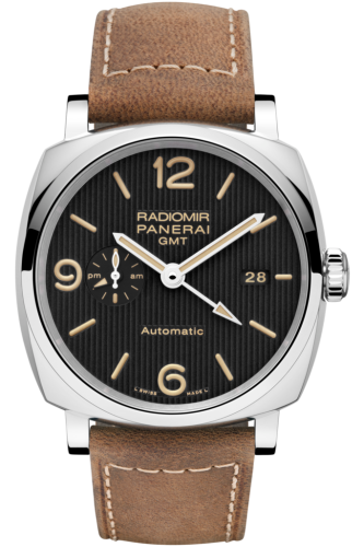 Panerai PAM00657 : Radiomir 1940 45 3 Days GMT Automatic Stainless Steel / Black -Tuxedo