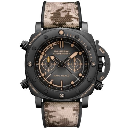 Panerai PAM01521 : Luminor Submersible 47 3 Days Chrono Flyback Navy Seals Experience Edition