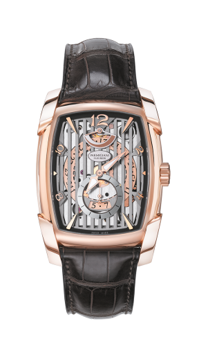 Parmigiani Fleurier PFC101-1001200-HA1241 : Kalpa XL Hebdomadaire Rose Gold / Silver Grille / Alligator