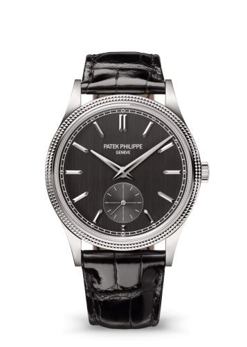Patek Philippe 6119G-001 : Calatrava Clous de Paris White Gold / Gray