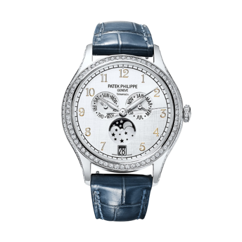 Patek Philippe 4947G-010 T : Annual Calendar 4947 Tiffany White Gold / Silver