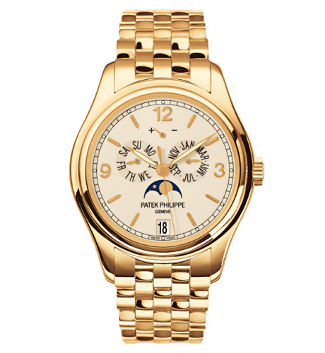 Patek Philippe 5146/1J-001 : Annual Calendar 5146 Yellow Gold / Cream / Bracelet