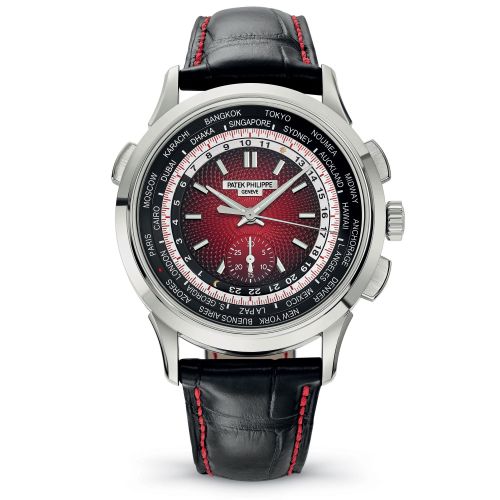 Patek Philippe 5930G-011 : World Time Chronograph 5930 White Gold / Red / Singapore 2019