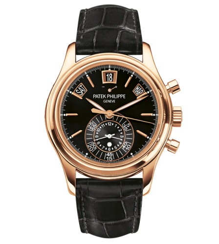 Patek Philippe 5960R-012 : Annual Calendar Chronograph 5960 Rose Gold / Black