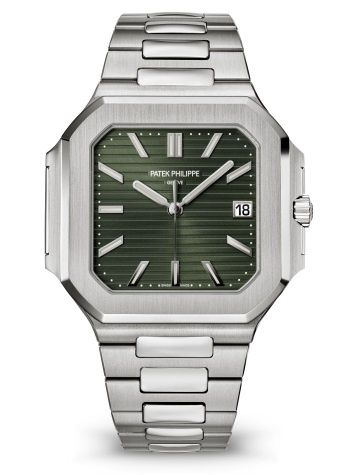 Patek Philippe 5821/1A-001 : Cubitus Date Moonphase Stainless Steel / Green