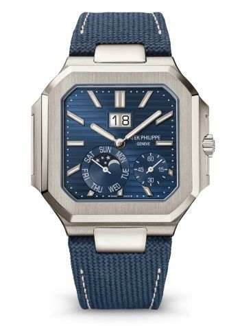 Patek Philippe 5822P-001 : Cubitus Instantaneous Grand Date Platinum / Blue