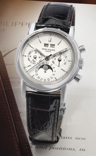 Patek Philippe 3970EG-016 : Perpetual Calendar Chronograph 3970 White Gold / Silver